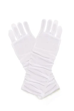 Little Adventures White Princess Gloves> Accessories