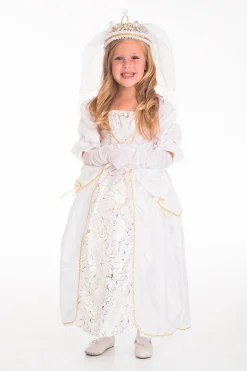 Little Adventures White Princess Gloves> Accessories