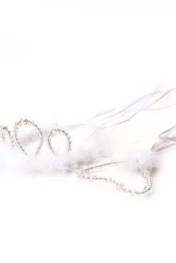 Little Adventures White Wand & Tiara Set> Accessories
