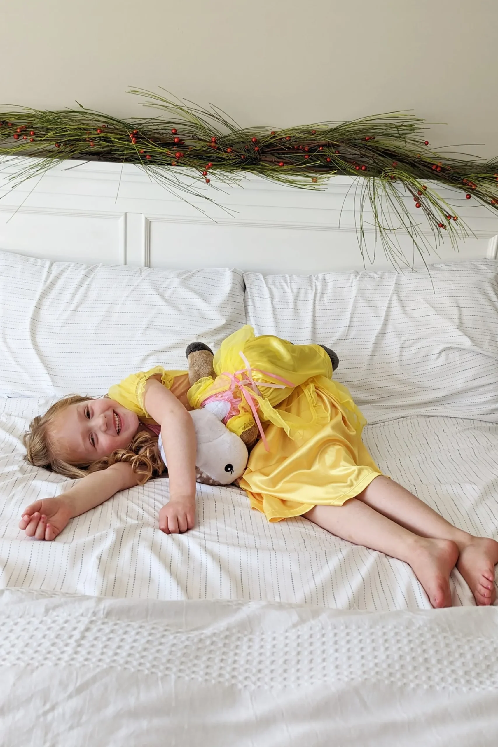 Little Adventures Yellow Beauty Nightgown With Yellow Robe> Nightgowns